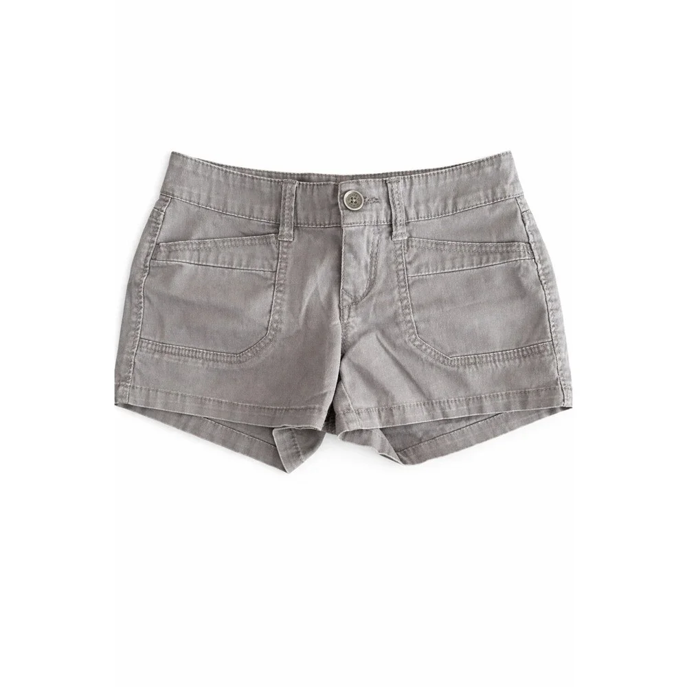 Y2K Unionbay Low‎ Rise Shorts Lot 3 Khaki Black Gray 90s Mini Micro 28x3